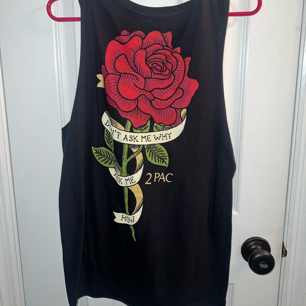 Red rose tunic